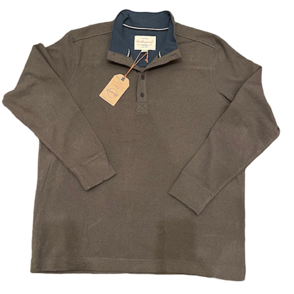 Weatherproof Vintage 1/4 button up micro fleece NEW WITH TAGS